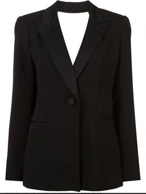 Diane Von Furstenberg Black Blazer